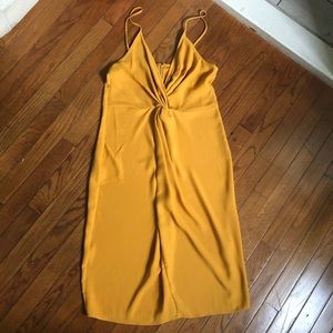 “Belle” inspired yellow gold dress